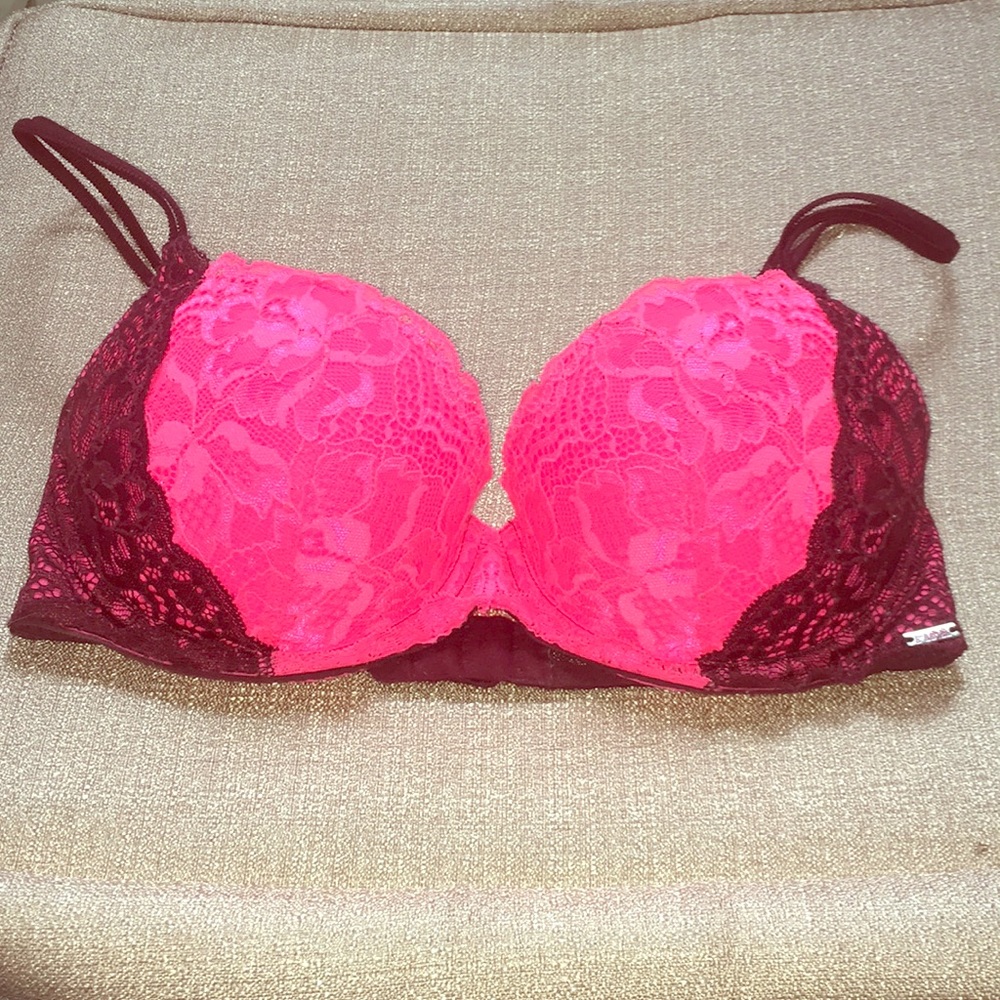 Pink Lace Bra